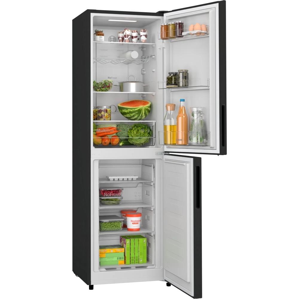 Bosch KGN27NBEAG 183cm Tall 50/50 Total No Frost Fridge Freezer – Black - Image 2