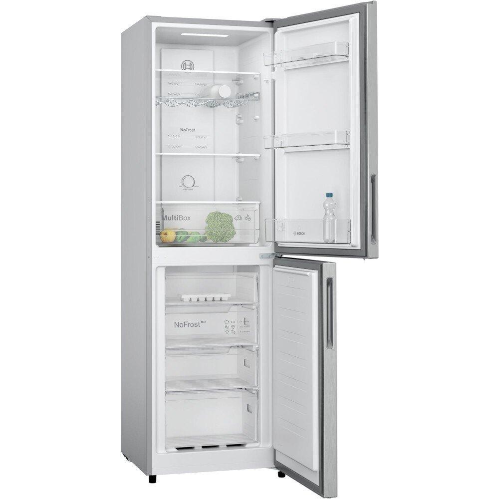 Bosch KGN27NLEAG 183cm Tall 50/50 Total No Frost Fridge Freezer – Stainless Steel - Image 2