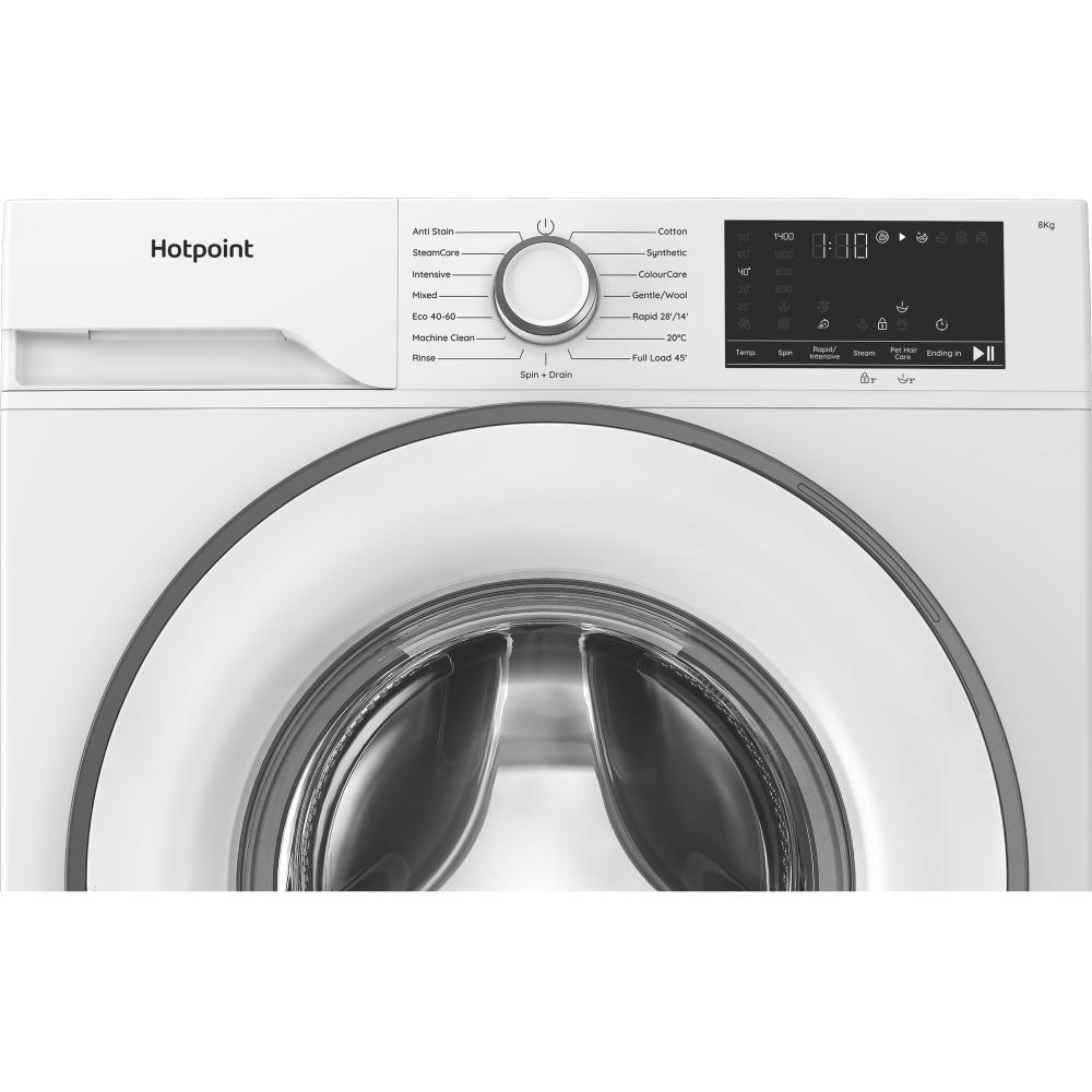 Hotpoint HEV841WUK 8kg 1400 Spin Washing Machine - Image 2
