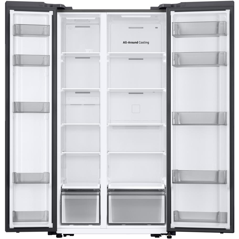 Samsung RS57DG400EM9EU 178cm Tall Frost Free American Fridge Freezer - Silver - Image 2